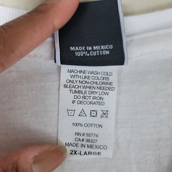 Hustle Gang HG32 Men's V-Neck T-Shirt Size 2XL - Picture 9 of 9